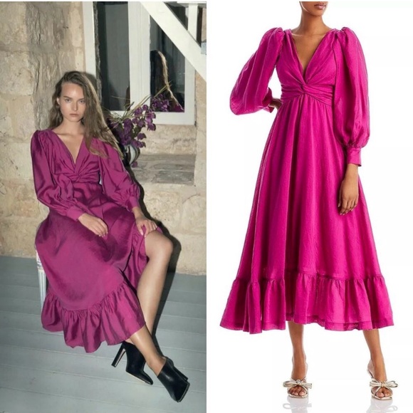 Sabina Musayev Dresses & Skirts - Sabina Musayev Fuchsia Maxi Dress